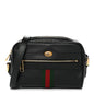Calfskin Web Mini Ophidia Shoulder Bag Black