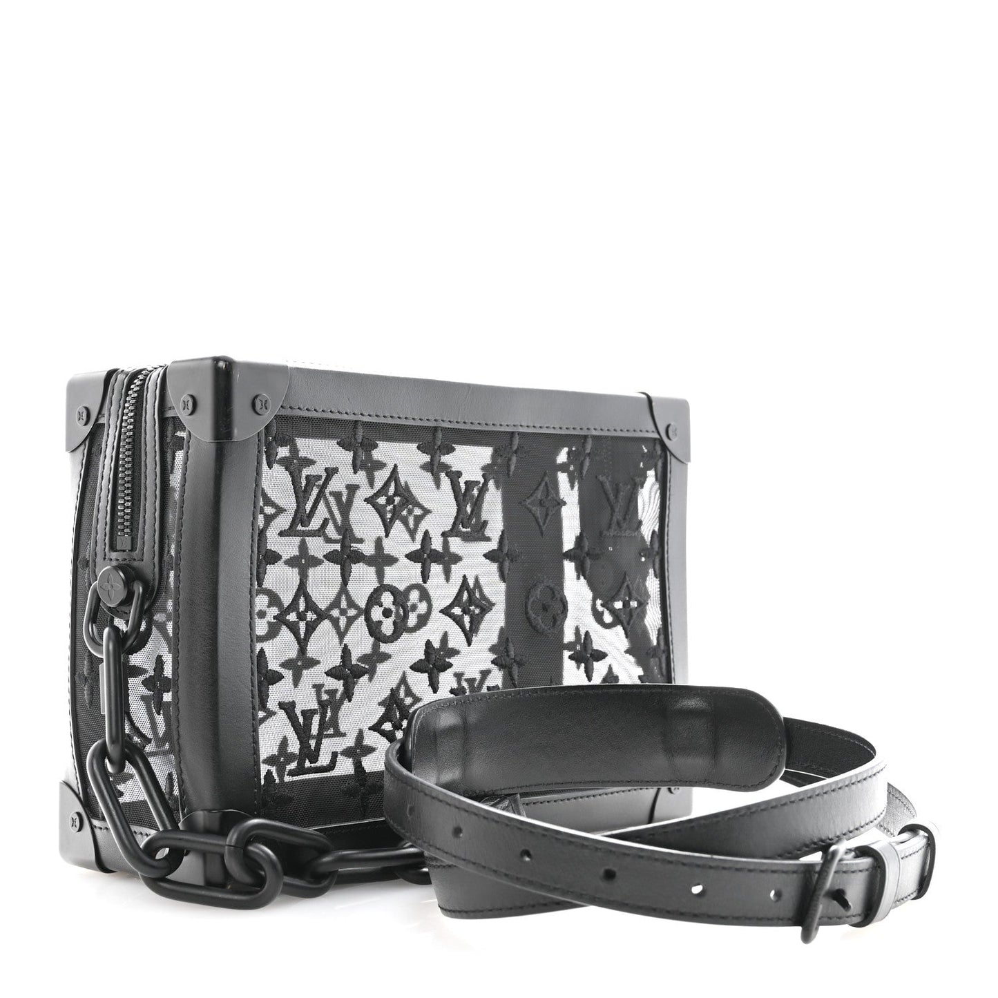 Monogram See Through Soft Trunk Black