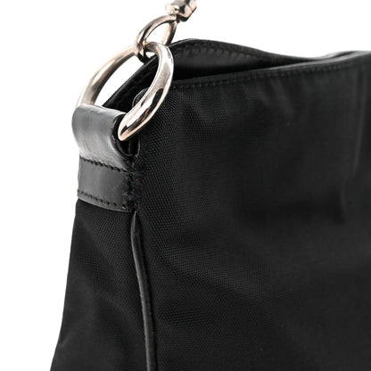 Nylon Bamboo Hobo Black