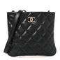 Calfskin Quilted Crossbody Bag Black