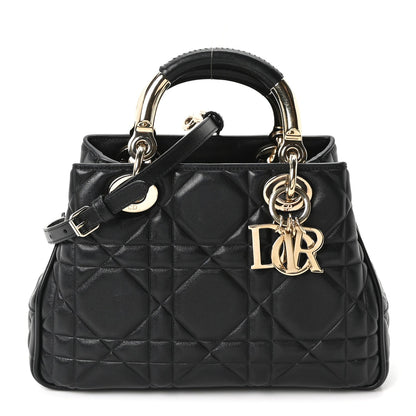 Calfskin Cannage Small The Lady 95.22 Black