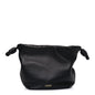 Mellow Nappa Donut Chain Mini Flamenco Knot Clutch Black