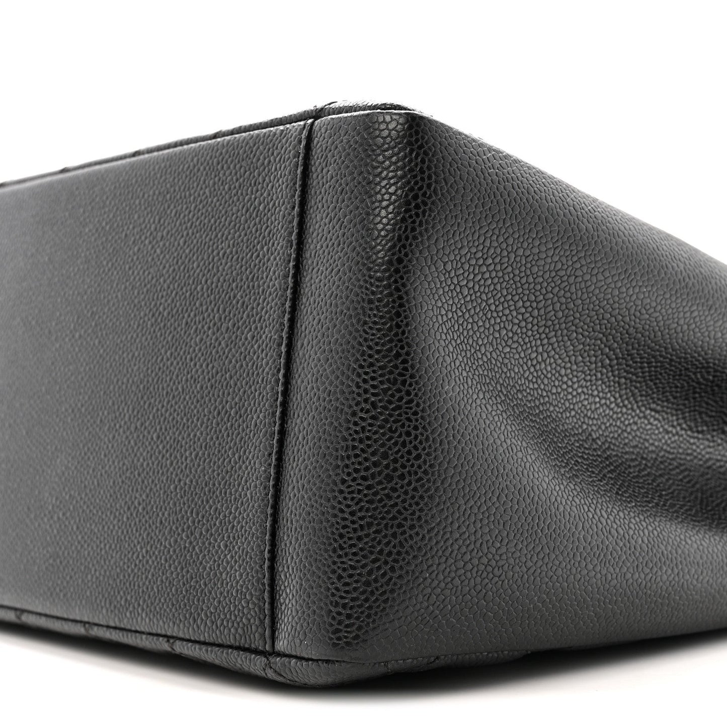 Caviar Quilted Grand Shopping Tote GST Black
