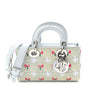 Denim Cannage Embroidered Doves & Roses Dioramour Mini Lady D-Joy Blue Multicolor