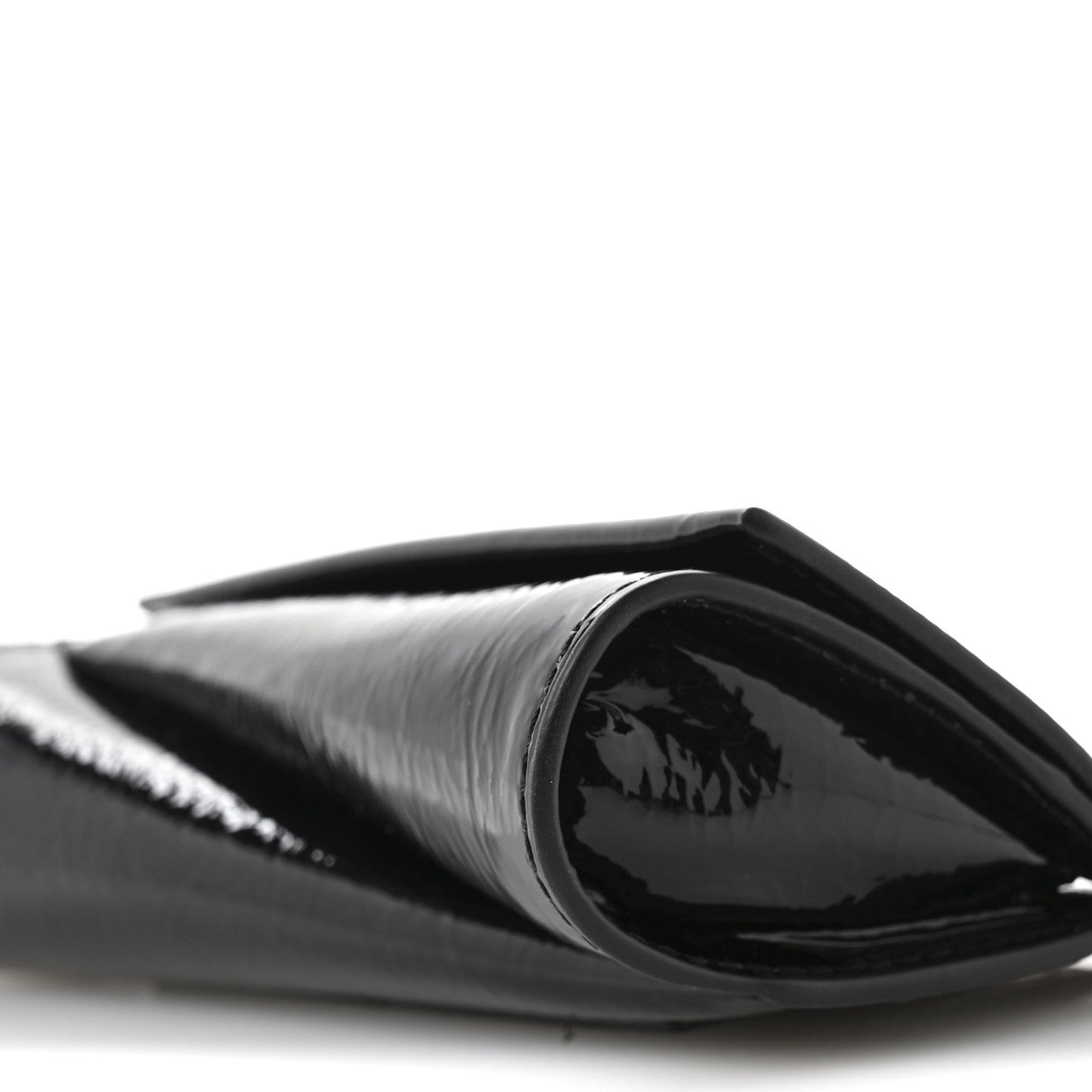 Patent Vog Small Loubitwist Clutch Black