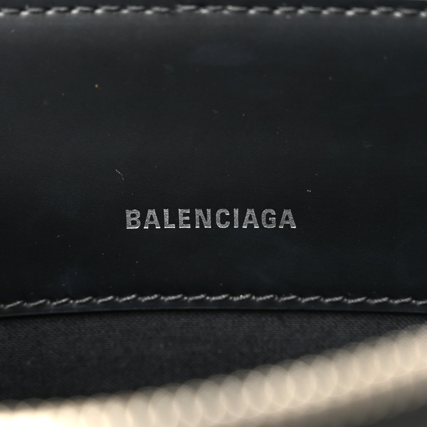 Cotton Canvas Pochette Crossbody Bag Black