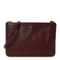Lambskin Small Trio Crossbody Bag Burgundy