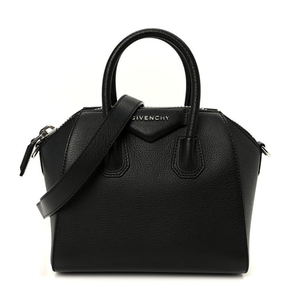 Sugar Goatskin Mini Antigona Black