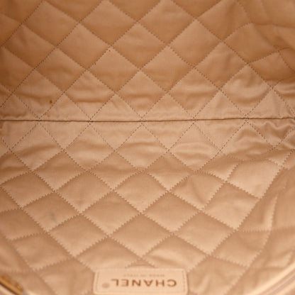 Shiny Calfskin Quilted Small Chanel 22 White