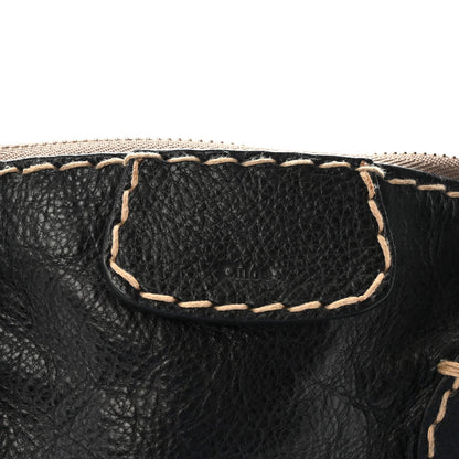Calfskin Edith Dome Bowler Black