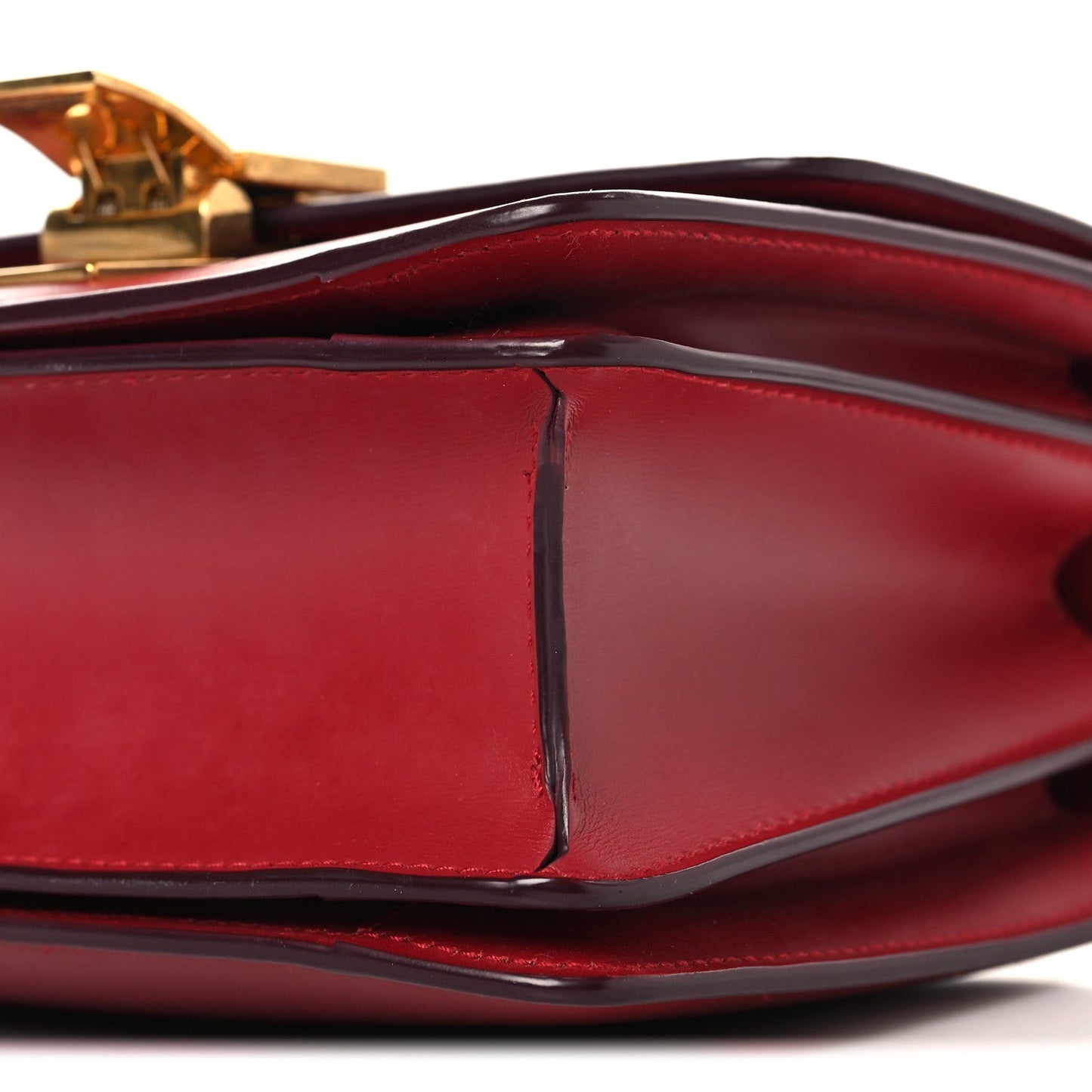 Box Calfskin Small Classic Box Flap Bag Red