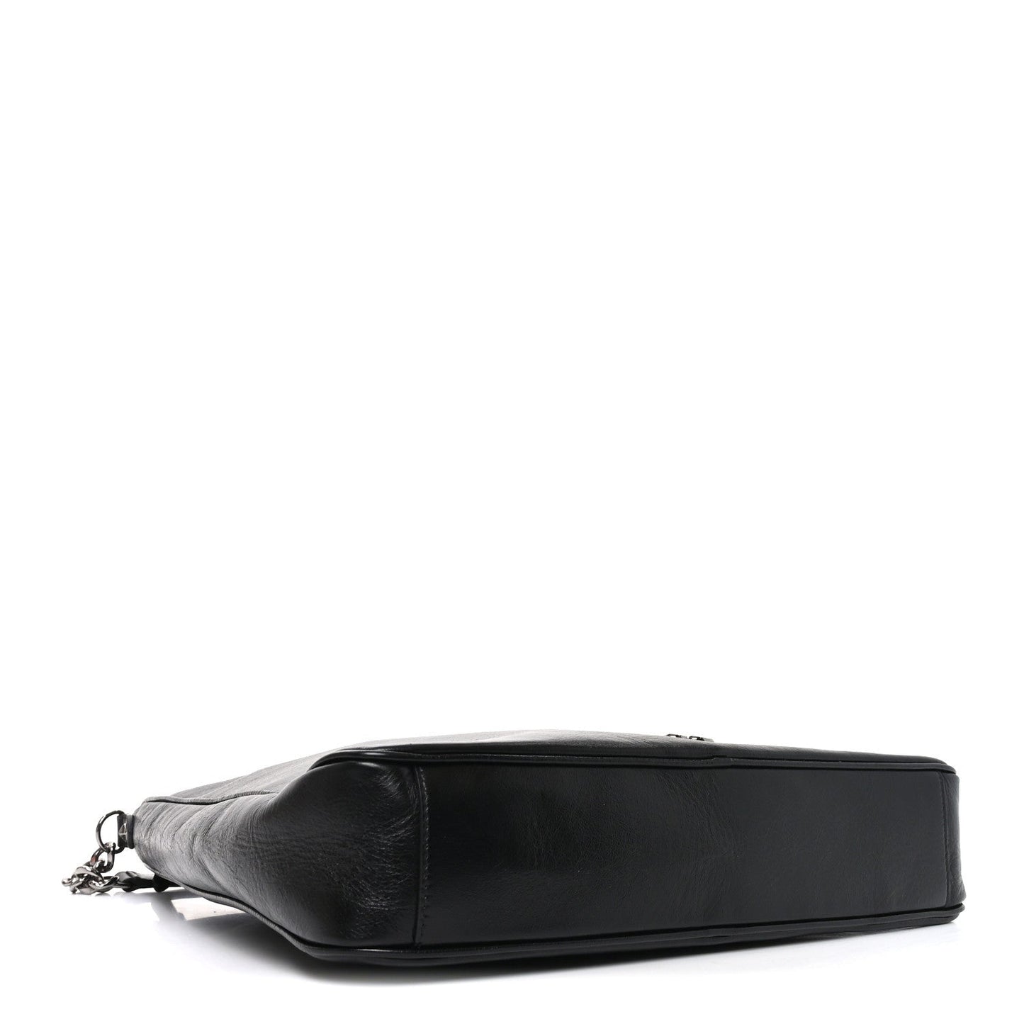 Lambskin Large JC Soft Hobo Bag Black