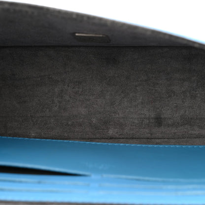 Recycled Fabric Jacquard Vitello King FF 1974 Baguette Soft Trunk Asfalto Black Fiordaliso