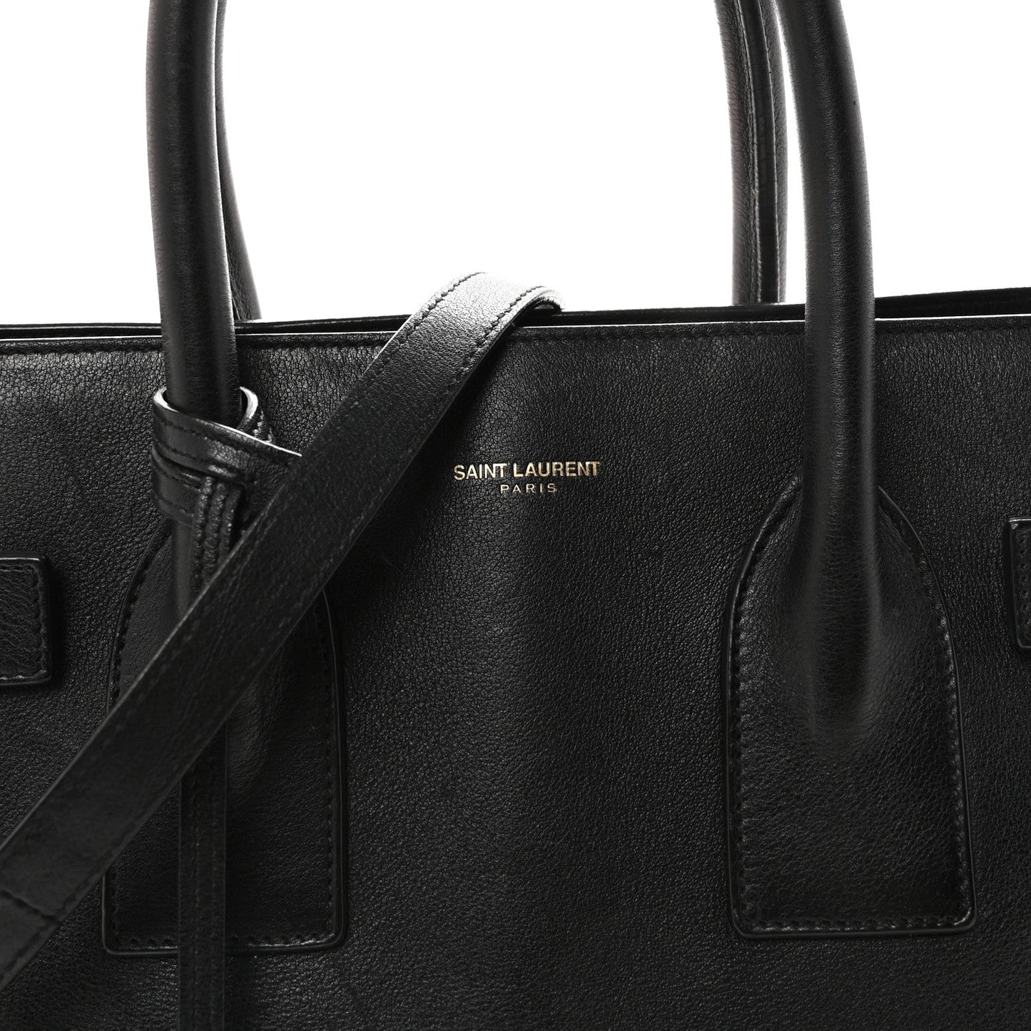 Calfskin Small Sac De Jour Black