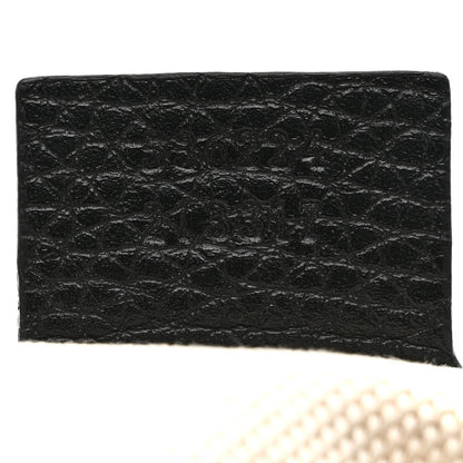 Pebbled Calfskin Medium Soho Flap Crossbody Black