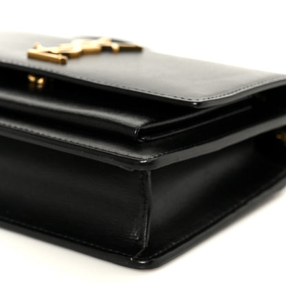Calfskin Monogram Sunset Chain Wallet  Sunset Black