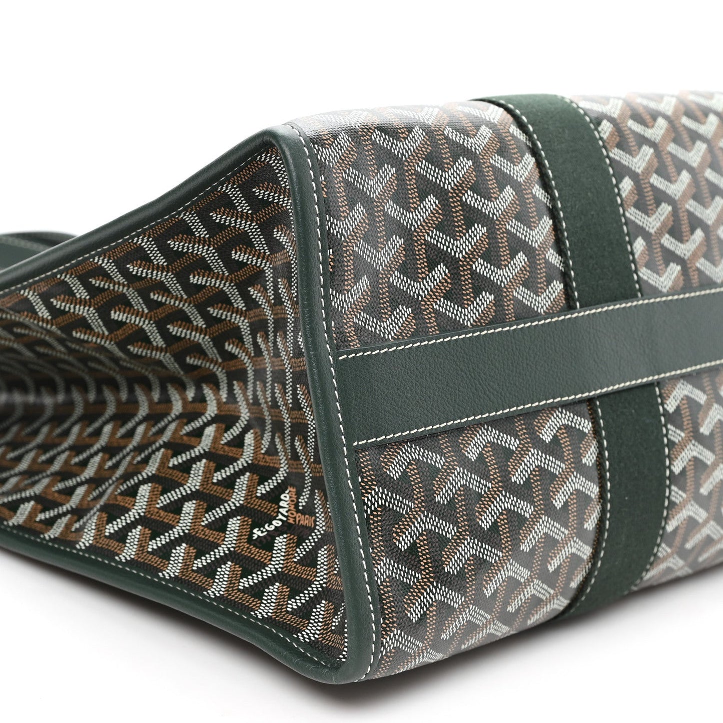 Goyardine Villette MM Tote Green