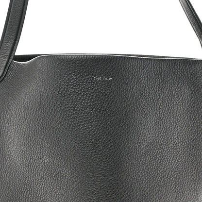 Grained Calfskin Medium N/S Park Tote Black