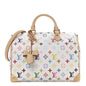 LV X TM Monogram Multicolor Speedy Soft 30 White