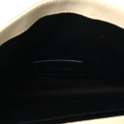 Grain De Poudre Matelasse Chevron Cassandre Envelope Chain Wallet Crema Soft
