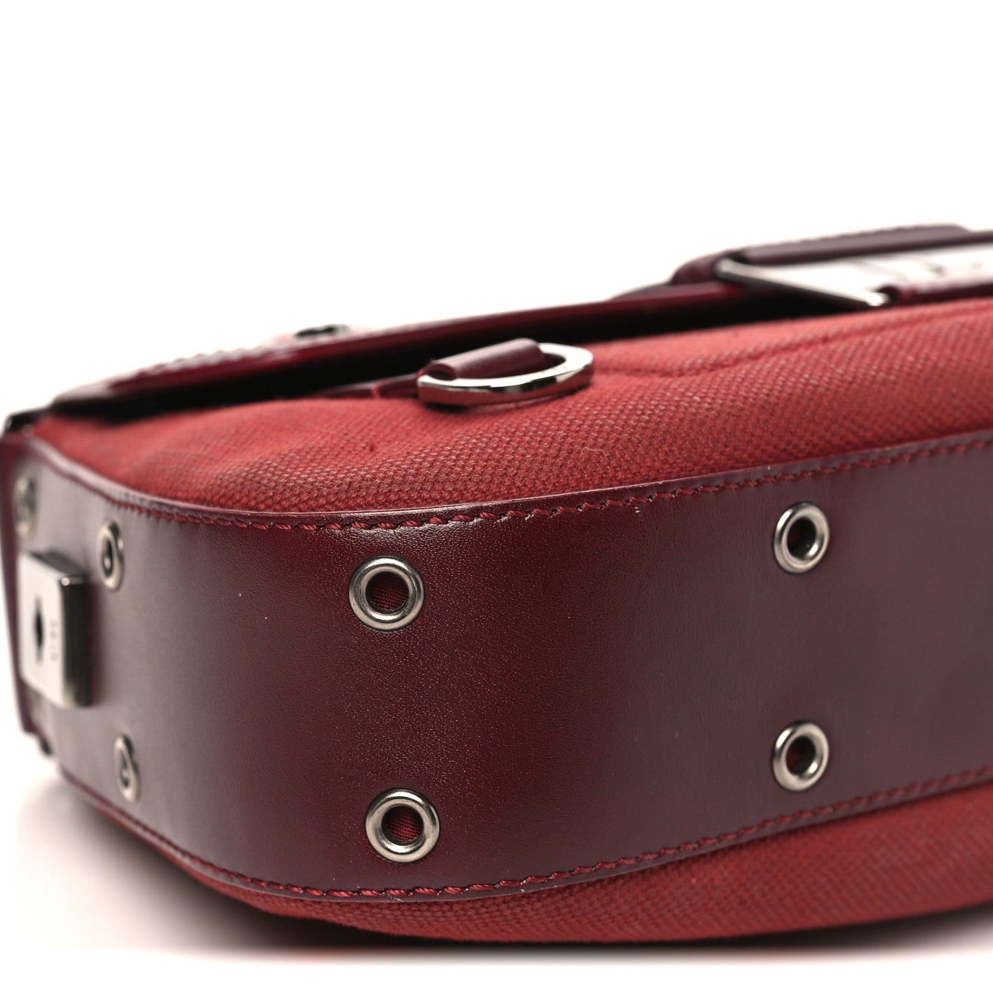 Canvas Calfskin Street Chic Columbus Ave Burgundy