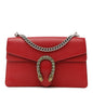 Dollar Calfskin Swarovski Crystal Small Dionysus Shoulder Bag Hibiscus Red