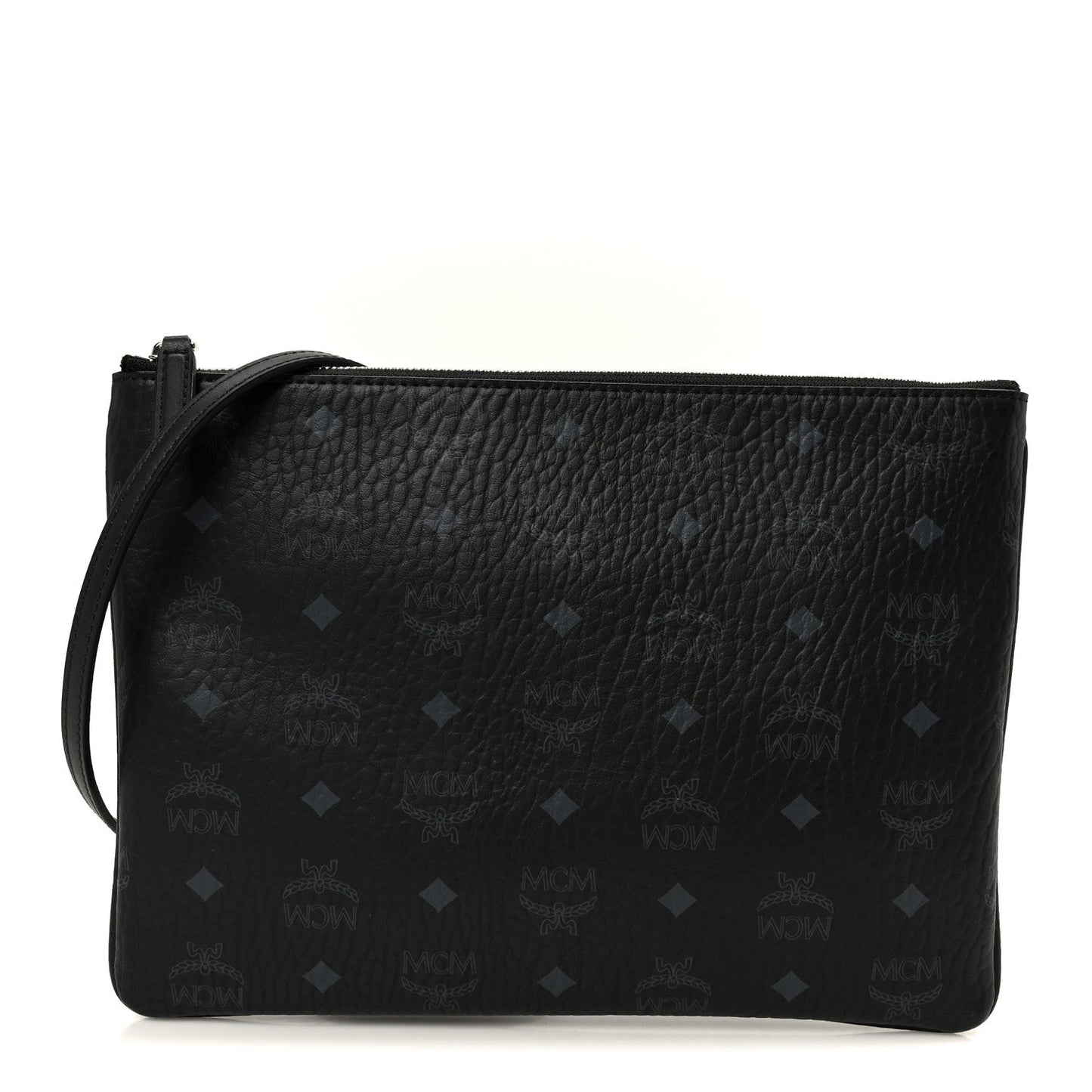 Visetos Medium Crossbody Pouch Black