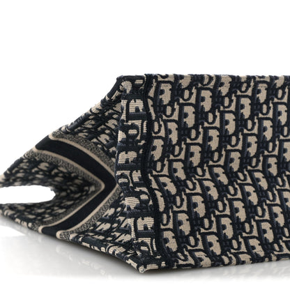 Oblique Large Book Tote Blue Multicolor