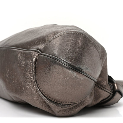 Calfskin Marisa Shoulder Bag Bronze