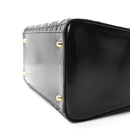 Patent Cannage Medium Lady Dior Black