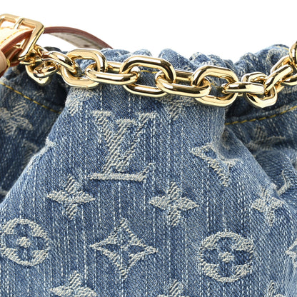 Monogram Denim Nano Noe Blue