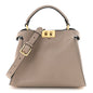 Vitello Tahiti Burro Medium Peekaboo Iconic Essentially Satchel Tortora Black