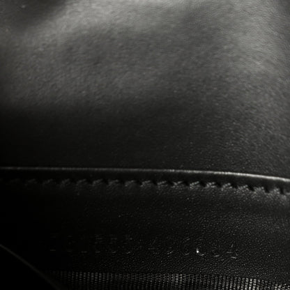 Calfskin GG Debossed Chain Wallet Black