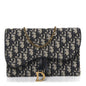 Oblique Saddle Chain Pouch Blue