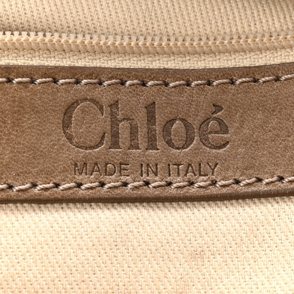 Snakeskin Calfskin Silverado Shoulder Bag Beige