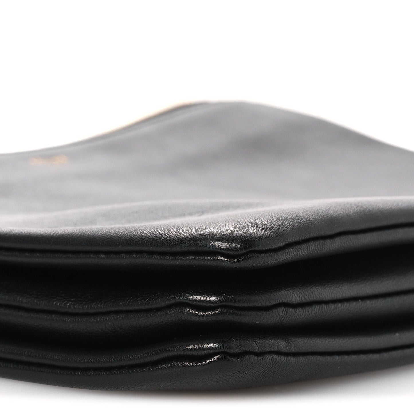 Lambskin Large Trio Crossbody Bag Black