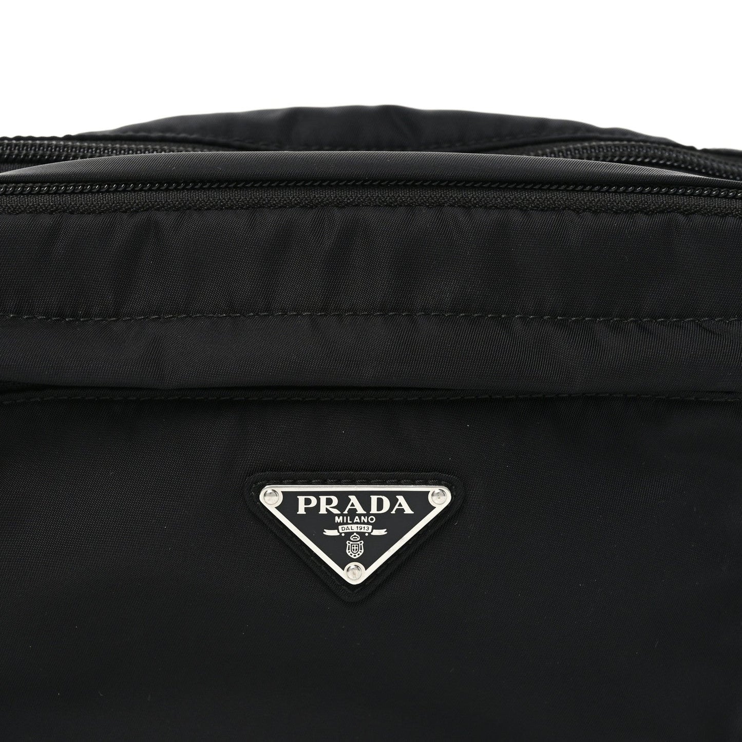 Tessuto Nylon Montagna Belt Bag Black