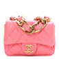 Lambskin Quilted Mini Funky Town Flap Pink