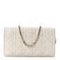 Lambskin Cannage Lady Dior Pouch Latte