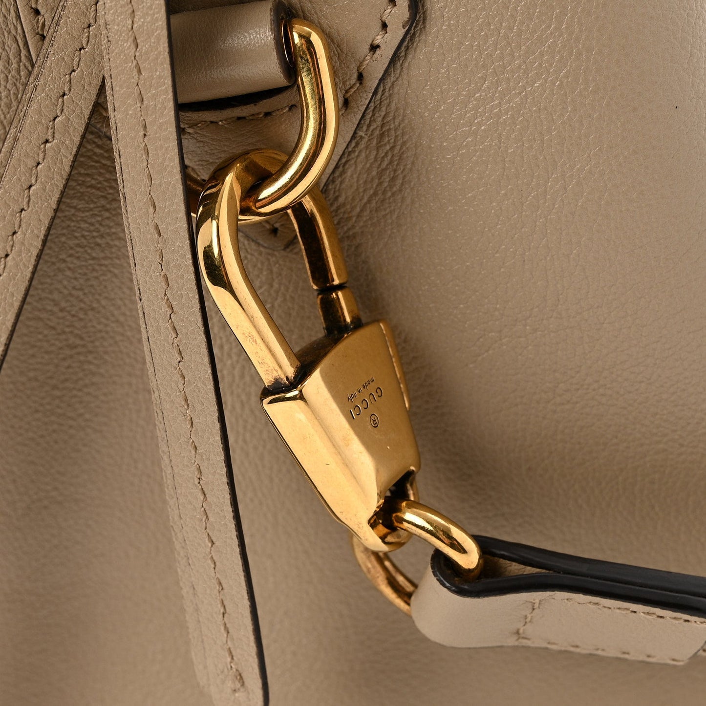 Calfskin Diana Bamboo Boston Oatmeal Vintage Green