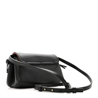 Lambskin Vlogo Mini Crossbody Bag Black