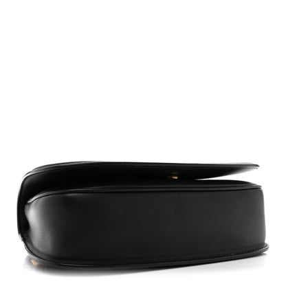 Arabella Calfskin Medium Blondie Top Handle Bag  Black