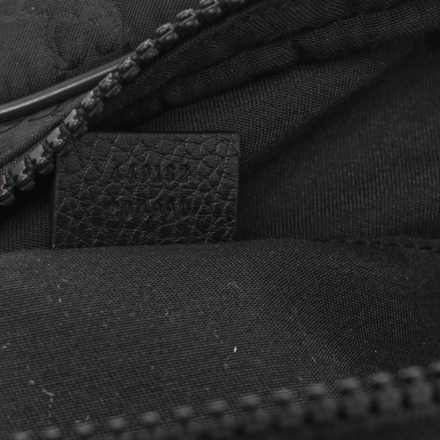 Nylon Monogram Fanny Pack Belt Bag Black
