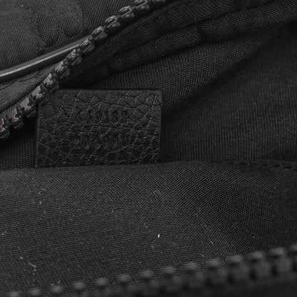Nylon Monogram Fanny Pack Belt Bag Black