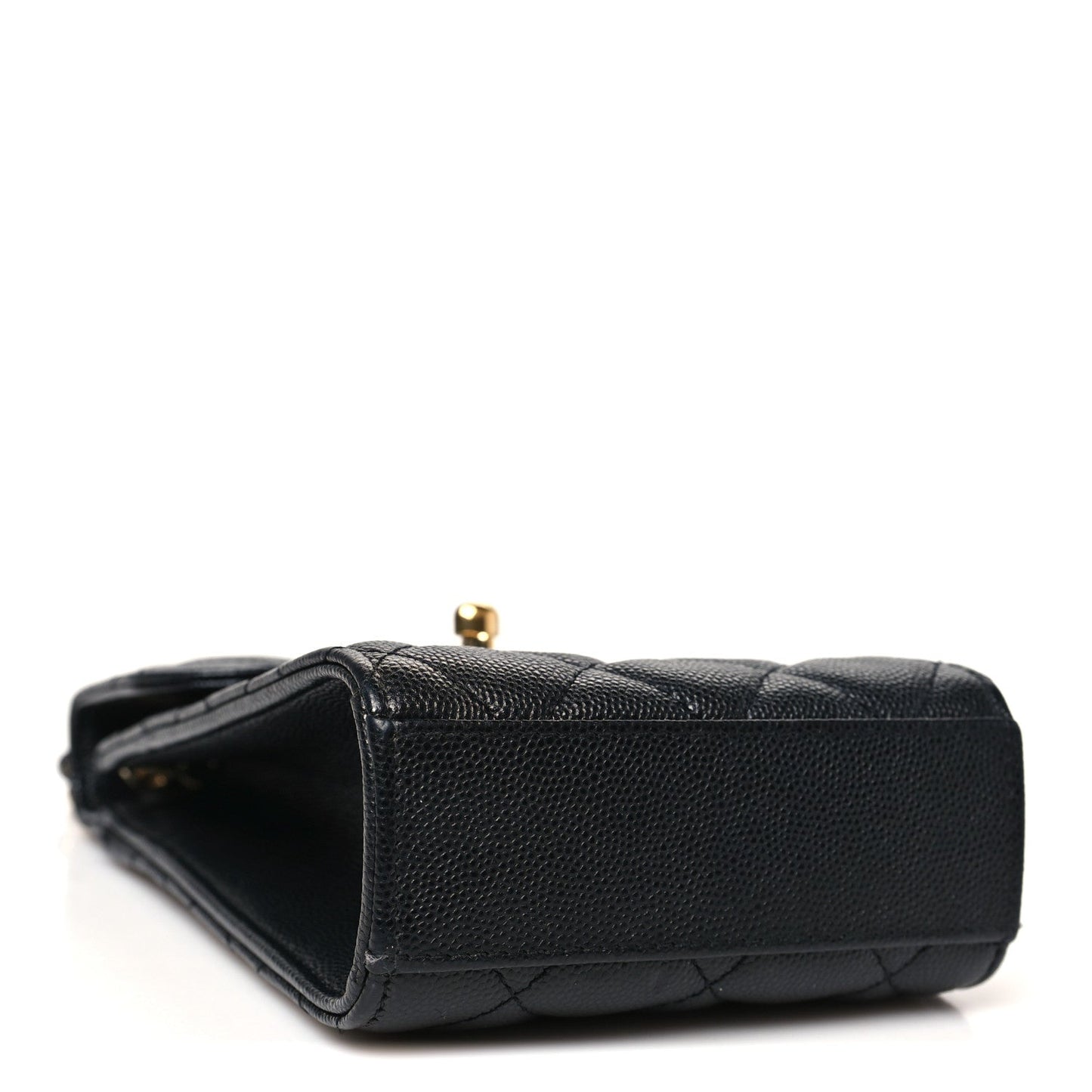 Caviar Quilted Classic Phone Holder Black
