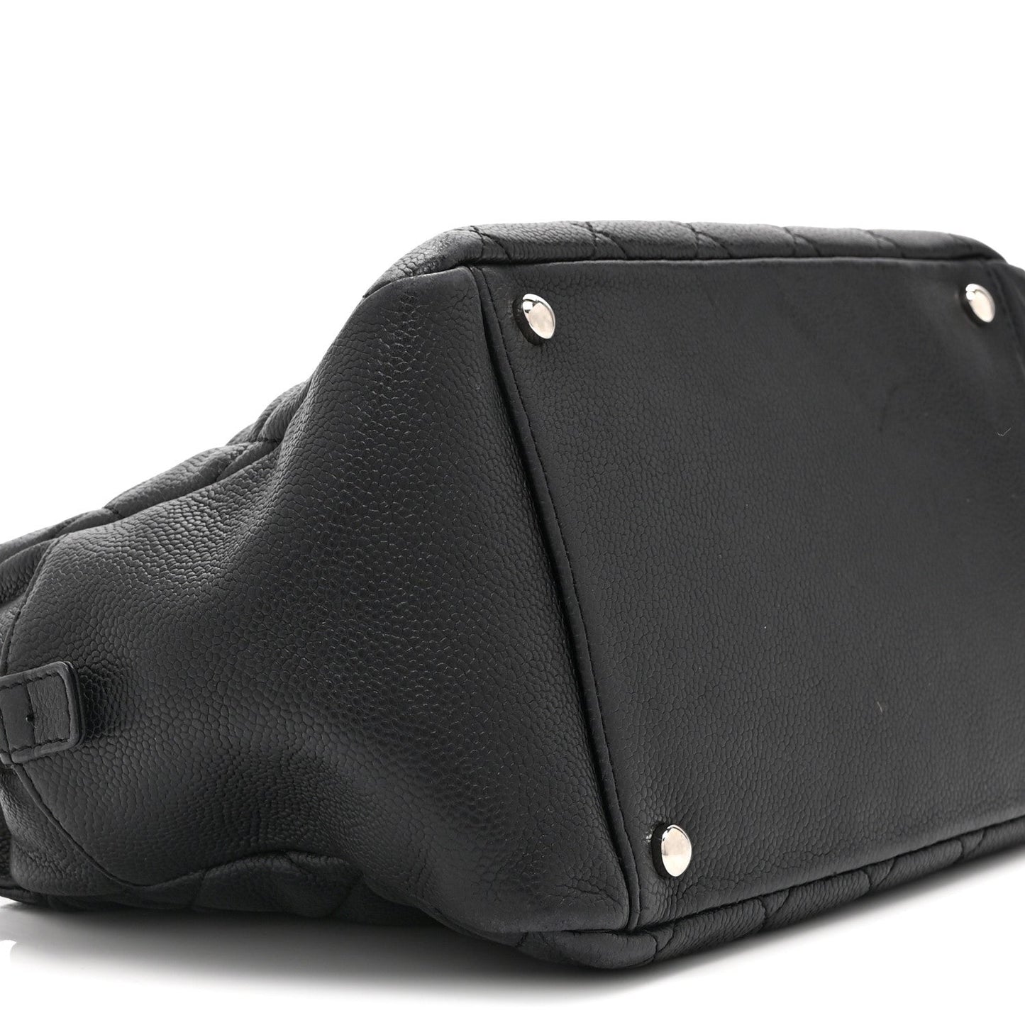 Caviar Quilted Petit Timeless Tote PTT Black