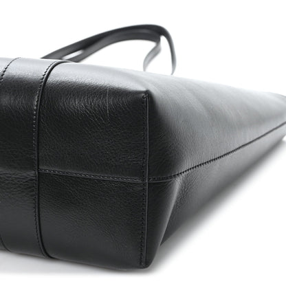 High Shine Grain Bayswater Tote Black