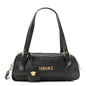 Lambskin Tag Bowling Bag Black