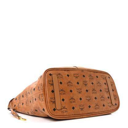 Visetos Medium Liz Reversible Shopper Tote Cognac