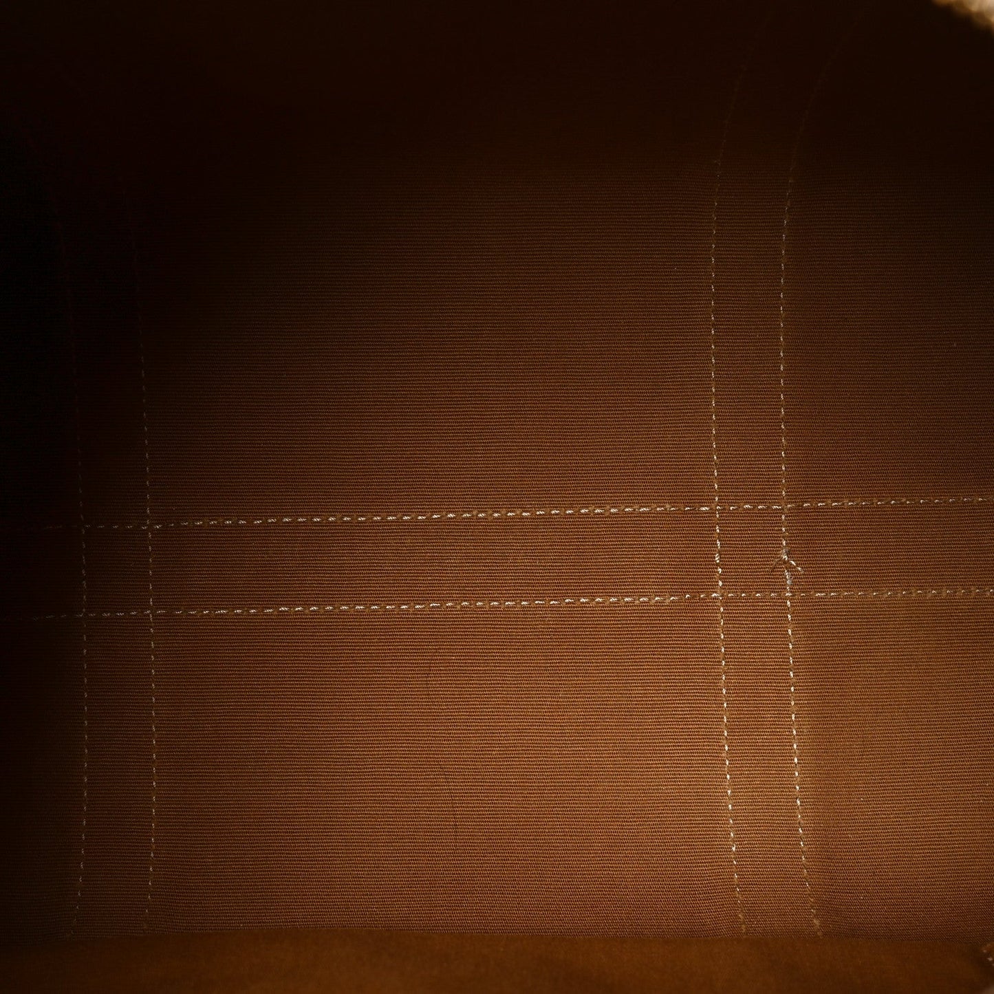 Triomphe Canvas Calfskin Boston Bag Tan